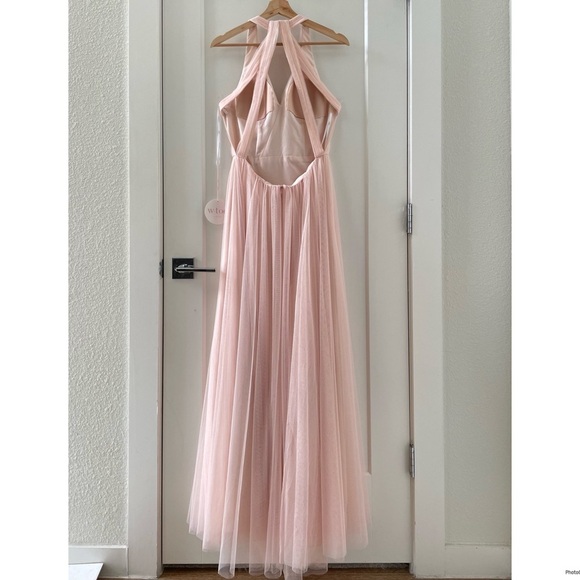 WTOO by Watters Designs Dress 444 Bobinett Nude Bridesmaid Wedding Dress 6 NWT - Picture 3 of 11